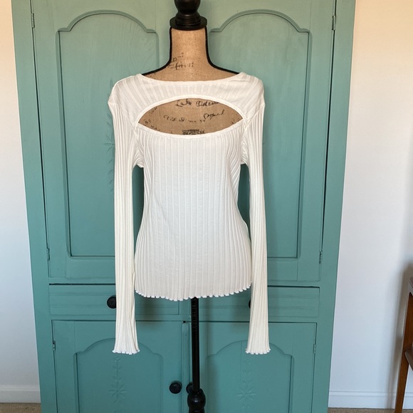 NWOT Simon Miller Rib White(Macadamia) Kai Top. Size XL - Picture 3 of 8